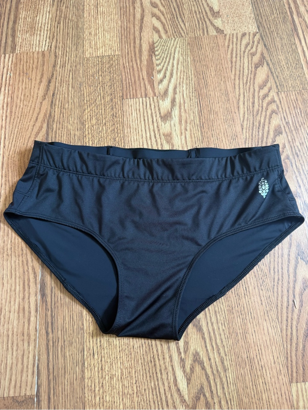 NWT Free People FP Movement Speedwork Racing Bun Swim Bottom - Black XL